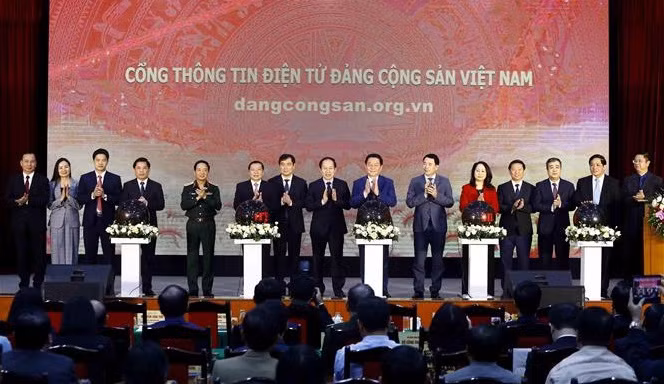 Inauguran Portal digital del Partido Comunista de Vietnam ảnh 1