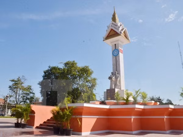 Finaliza restauración del Monumento de Amistad Vietnam - Camboya en Preah Vihear ảnh 1