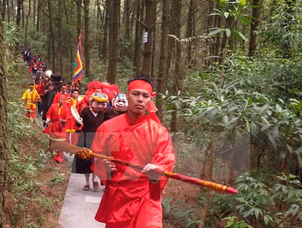 Celebran ritual dedicado al cielo y la tierra en provincia norteña de Vietnam ảnh 1