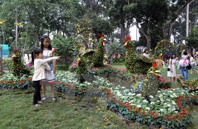 Más de 800 mil personas asistieron a Festival de Flores en Ciudad Ho Chi Minh ảnh 1