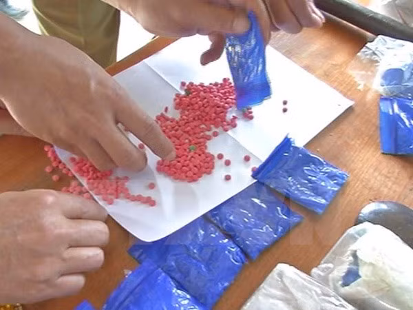 Detienen en Vietnam un contrabandista transnacional de droga ảnh 1