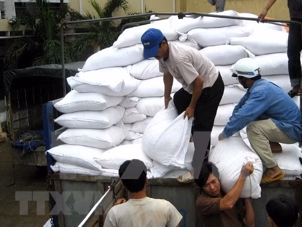 Entregan arroz a personas necesitadas en provincia vietnamita ảnh 1
