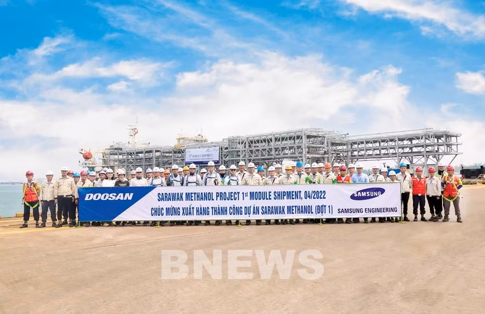 Exportan nueve módulos hechos en Vietnam a refinería petroquímica Sarawak ảnh 1