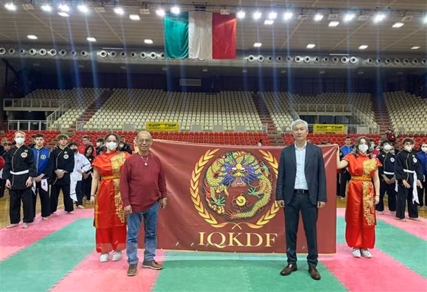 Artes marciales tradicionales vietnamitas promocionadas en Italia ảnh 1