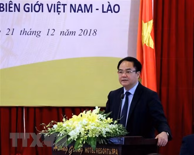Vietnam y Laos intercambian experiencias de labores religiosas en frontera mutua ảnh 1
