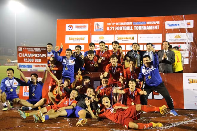 Vietnam gana campeonato internacional de fútbol sub-21 al derrotar a Myanmar en los penaltis ảnh 1