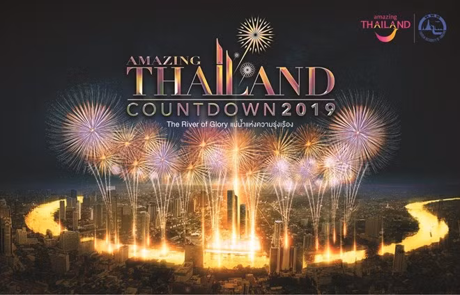 Tailandia organiza fiestas de cuenta regresiva para año nuevo ảnh 1