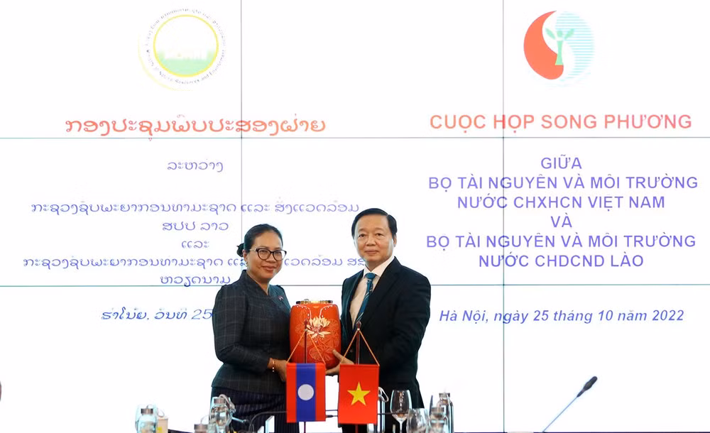 Vietnam y Laos fortalecen cooperación en gestión de recursos naturales y entorno ảnh 1 Vietnam y Laos fortalecen cooperación en gestión de recursos naturales y entorno ảnh 1
