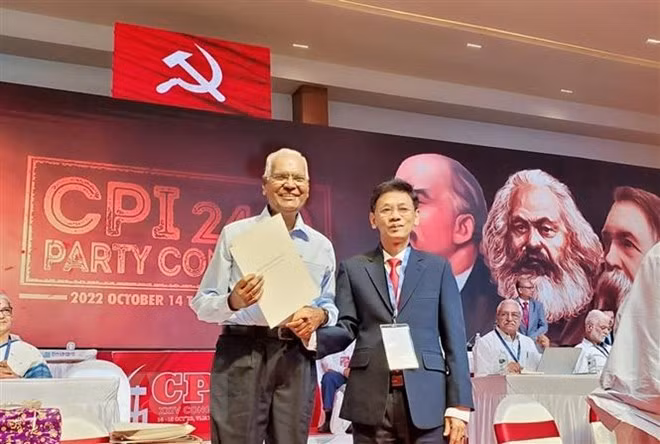Vietnam participa en el 24 Congreso de Partido Comunista de la India ảnh 2