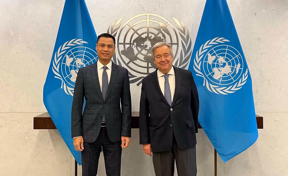 Secretario general de ONU confía en empeño de Vietnam en promover DD.HH. ảnh 1