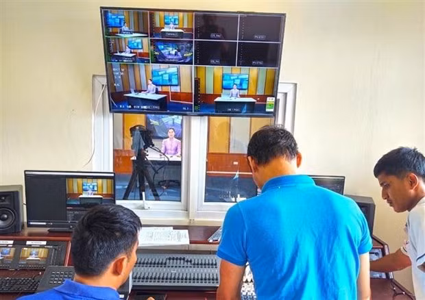 Vietnam colabora en construcción de estación de radiotelevisión en la provincia laosiana de Bokeo ảnh 1 Vietnam colabora en construcción de estación de radiotelevisión en la provincia laosiana de Bokeo ảnh 1