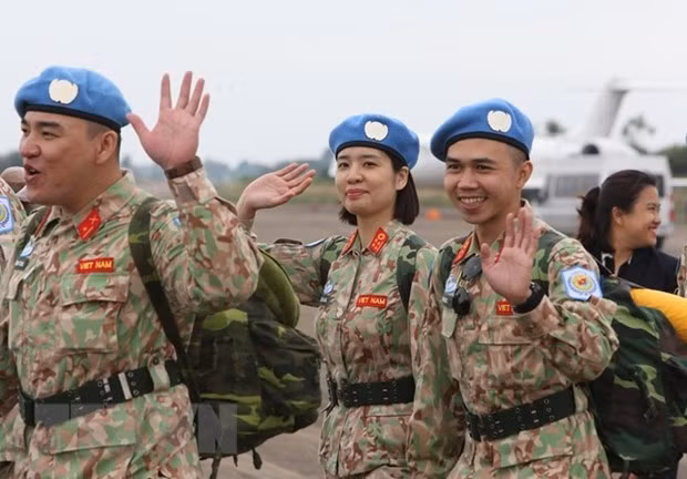 Cascos azules vietnamitas en Sudán del Sur envían mensaje sobre protección del medioambiente ảnh 1