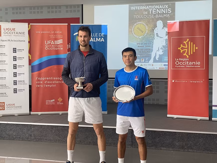 Tenista vietnamita se proclama subcampeón en torneo francés ảnh 1