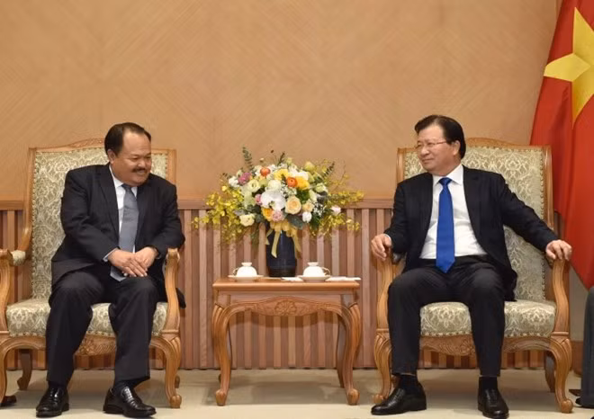Respalda Vicepremier de Vietnam acuerdo de cooperación energética con Laos ảnh 1