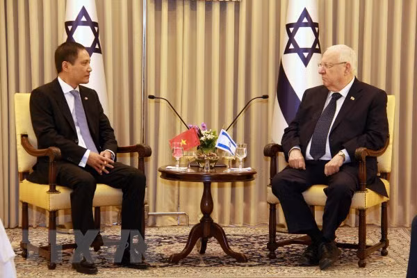 Presenta embajador de Vietnam cartas credenciales al presidente de Israel ảnh 1