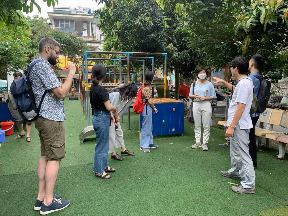 Arquitecto Lucas Conan - un renovador entusiasta de parques infantiles en Hanoi ảnh 2