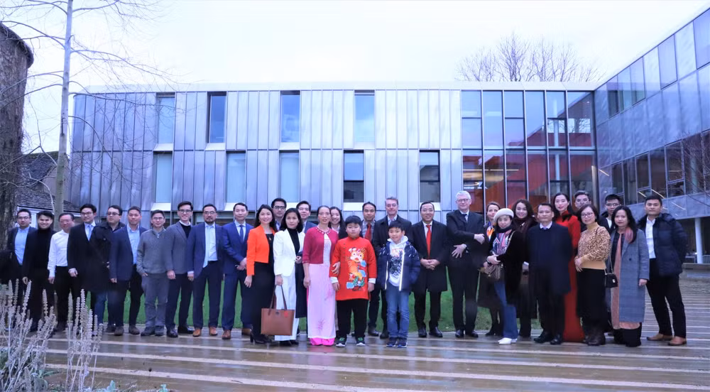 Vietnamitas en Reino Unido y Singapur celebran fiestas en saludo al Tet ảnh 1