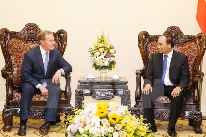 Premier vietnamita recibe delegación de empresarios estadounidenses ảnh 1