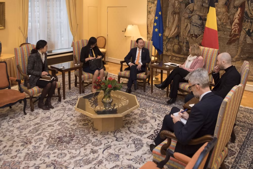 Dirigente parlamentaria belga otorga importancia a nexos con Vietnam ảnh 1
