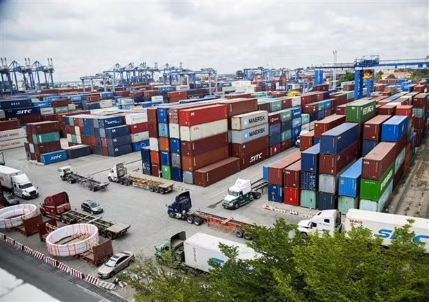 Carga de contenedores mediante puertos marítimos vietnamitas se duplica en siete años ảnh 2