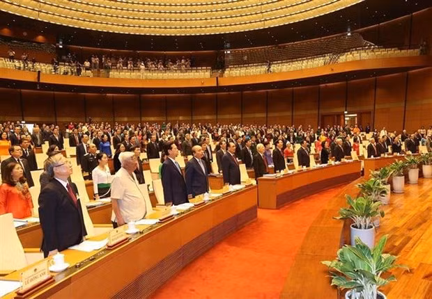 Inauguran quinto período de sesiones de Asamblea Nacional de Vietnam ảnh 2