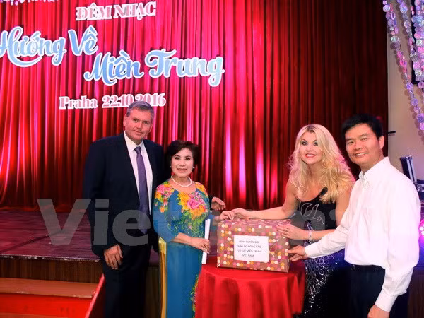 Vietnamitas en extranjero ayudan a compatriotas afectados por inundaciones ảnh 1