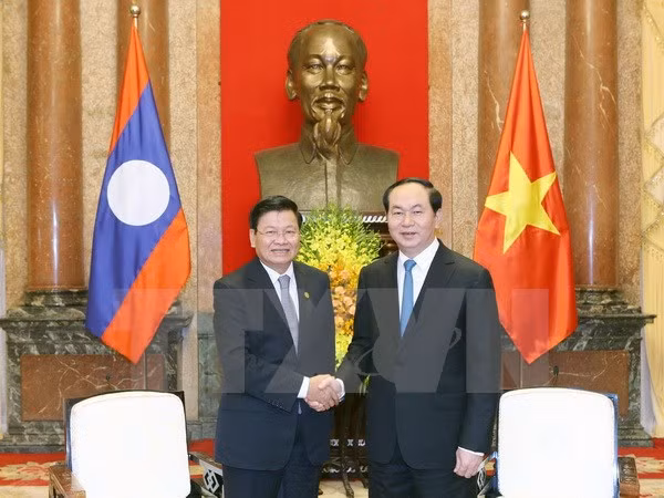 Presidente de Vietnam pide más condiciones favorables para proyectos con Laos ảnh 1