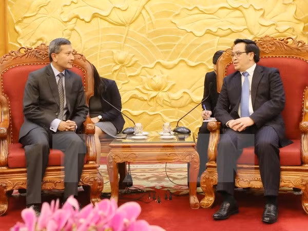 Cooperación económica, motor para relaciones Vietnam – Singapur ảnh 1