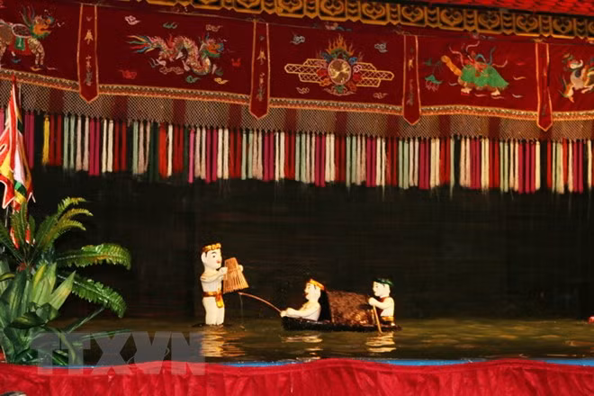  Llegarán marionetas acuáticas de Vietnam a festival de artes en la India ảnh 1