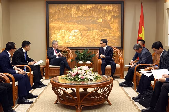 Recibe vicepremier vietnamita a presidente de Microsoft en Asia ảnh 1