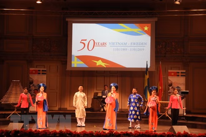 Conmemoran 50 aniversario de relaciones diplomáticas Vietnam-Suecia ảnh 1