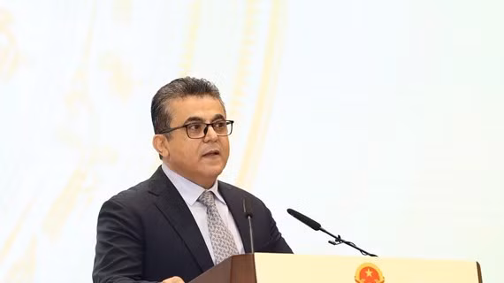 Vietnam tendrá un nuevo Parlamento capaz de satisfacer demanda del desarrollo del país, afirma embajador palestino ảnh 1