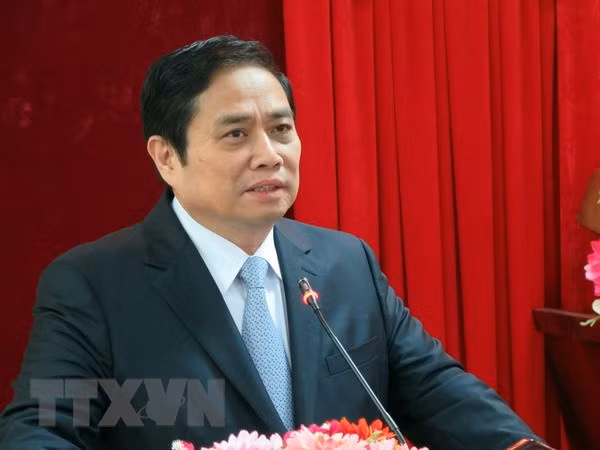Dirigente vietnamita recibe a delegación del Partido Comunista de China ảnh 1