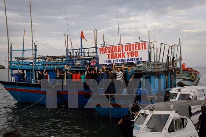 Presidente vietnamita agradece a Filipinas por liberar a 17 pescadores connacionales ảnh 1