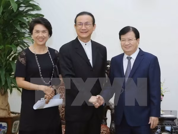 Viceprimer ministro de Vietnam recibe a ejecutivo del Grupo tailandés Amata ảnh 1