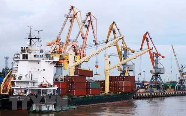 Crece volumen de carga a través de puertos marítimos de Vietnam en julio ảnh 1