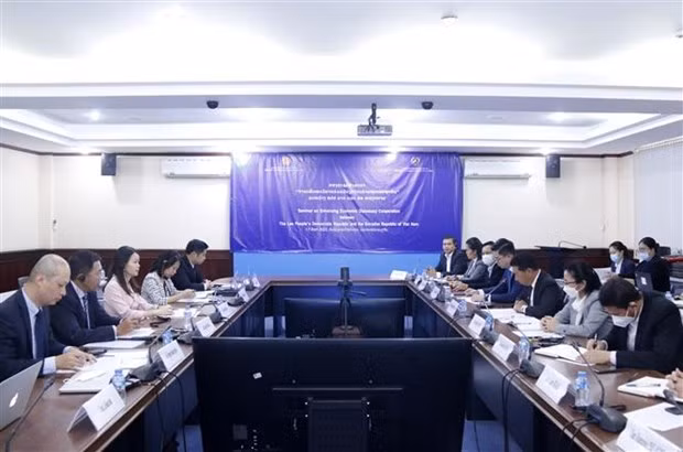 Vietnam y Laos fortalecen cooperación en diplomacia económica ảnh 1