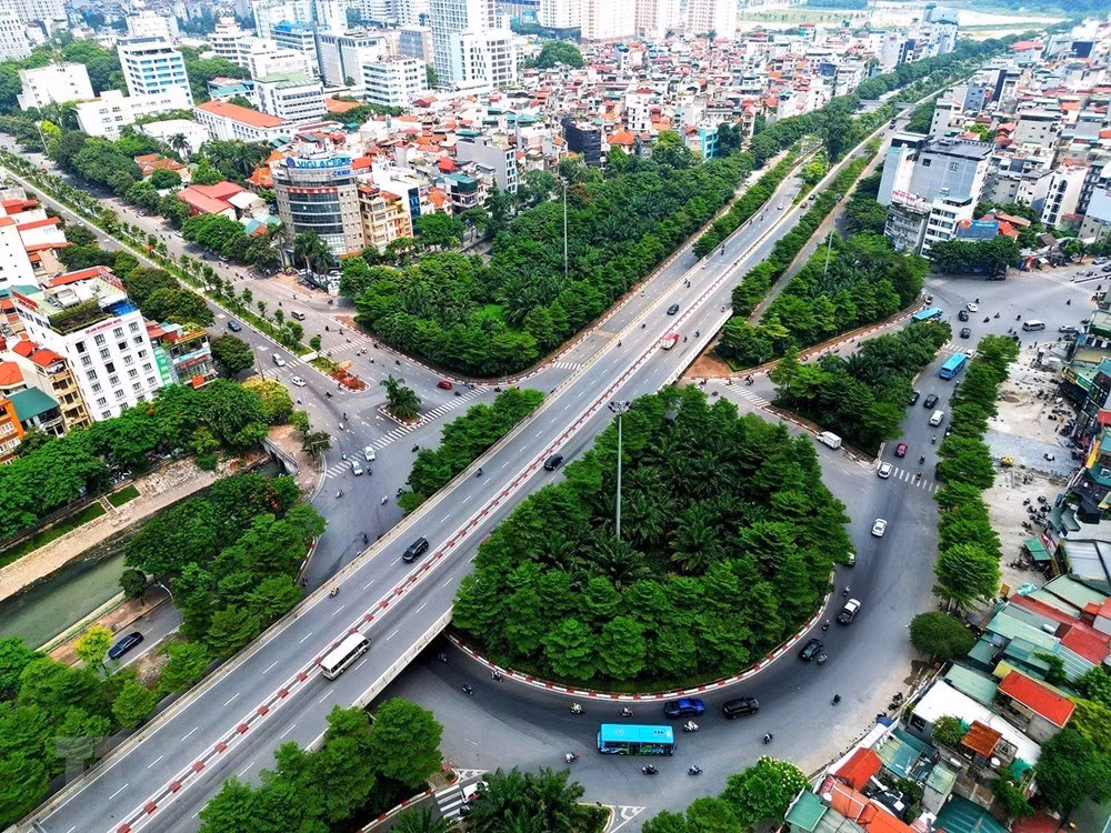 Hanoi, capital de Vietnam, reverdece las vías urbanas ảnh 1