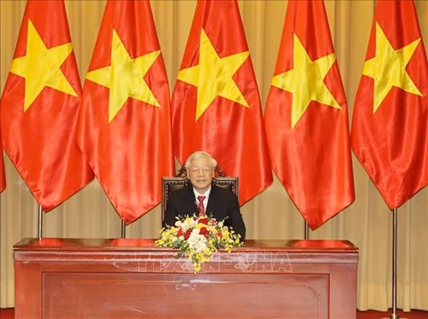  Máximo dirigente de Vietnam felicita al presidente de México por 45 aniversario de nexos bilaterales ảnh 1