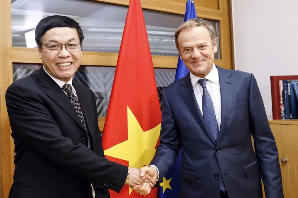 Rey belga Felipe resalta relaciones con Vietnam ảnh 1