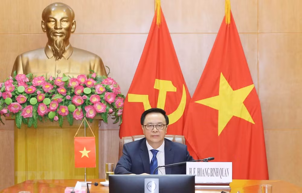 Vietnam asiste a videoconferencia internacional sobre seguridad y cooperación en medio de COVID-19 ảnh 1