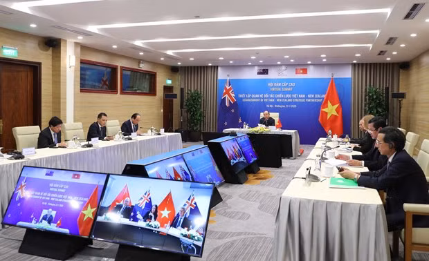 Vietnam y Nueva Zelanda emiten Declaración Conjunta sobre establecimiento de asociación estratégica ảnh 1