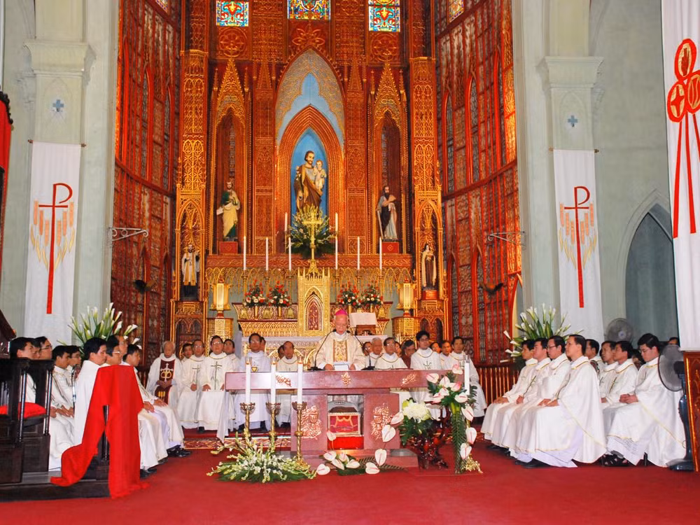 Celebran VII Congreso de Solidaridad Cristiana de Hanoi ảnh 1