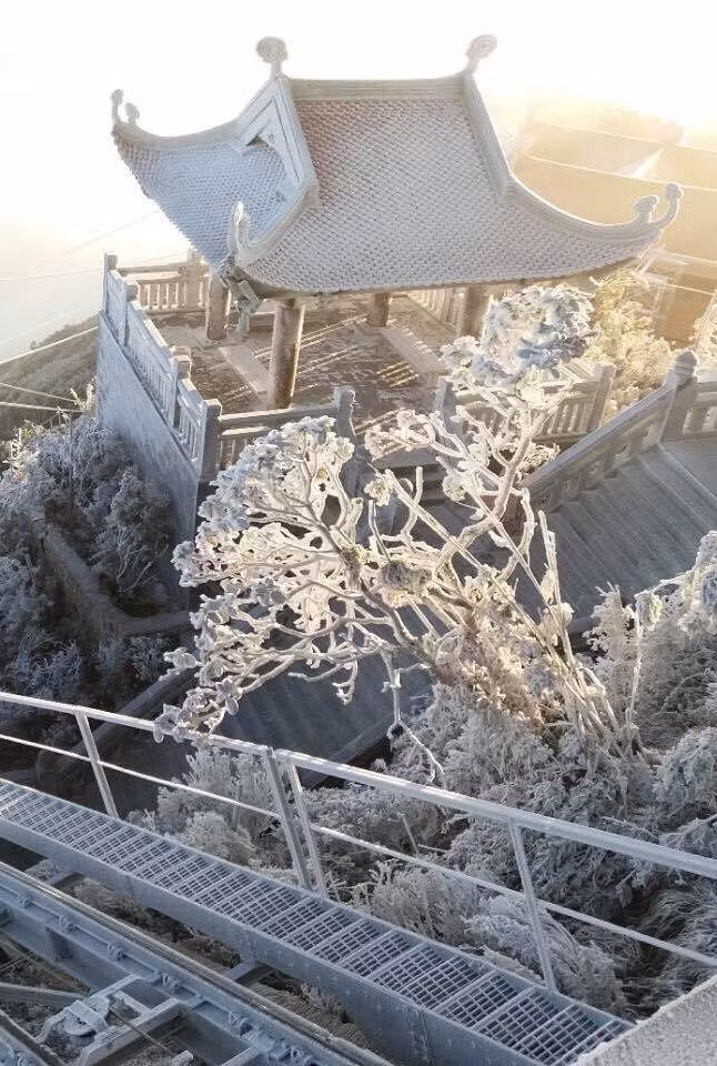 Sa Pa, mundo de las maravillas de invierno, extiende sus abrazos a turistas ảnh 1
