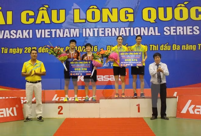 Vietnam logra tres medallas de oro en torneo internacional de bádminton ảnh 1