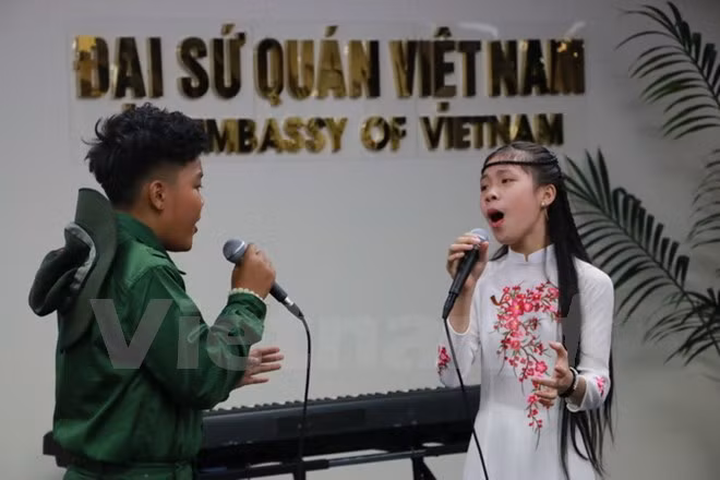 Talentos infantiles de Vietnam promueven cultura nacional en Nueva Zelanda ảnh 1