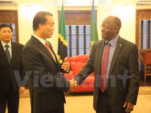 Presidente de Tanzania promete mejores condiciones para inversores vietnamitas ảnh 1