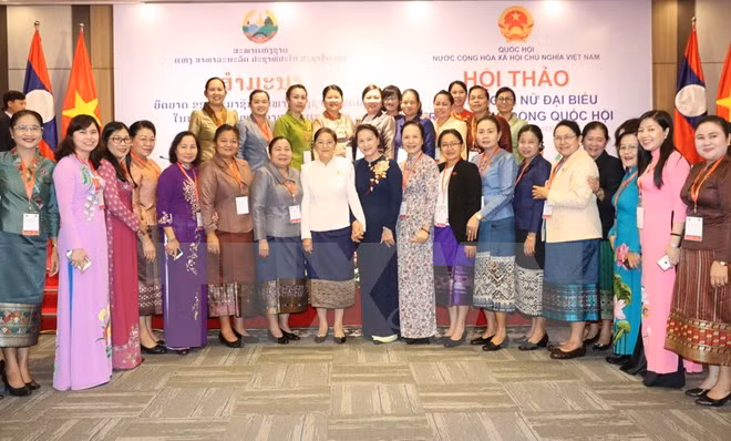 Destacan papel femenino en actividades parlamentarias de Vietnam y Laos ảnh 1