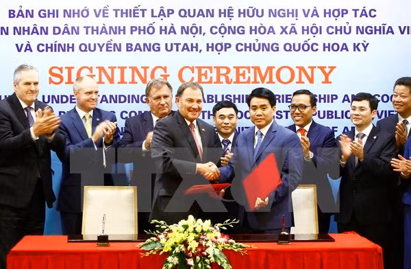 Hanoi y Estado de Utah de EE.UU. fortalecen relaciones de cooperación ảnh 1