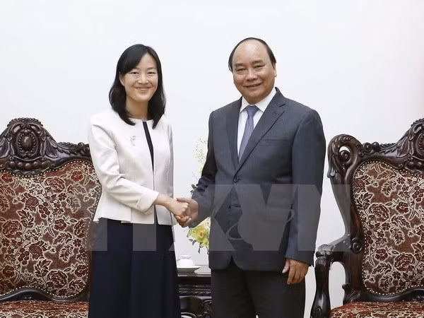 Premier vietnamita recibe a la directora general del grupo taiwanés ảnh 1